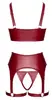 Cottelli Collection Shelf Bra Set Red 90B/XL Photo 8