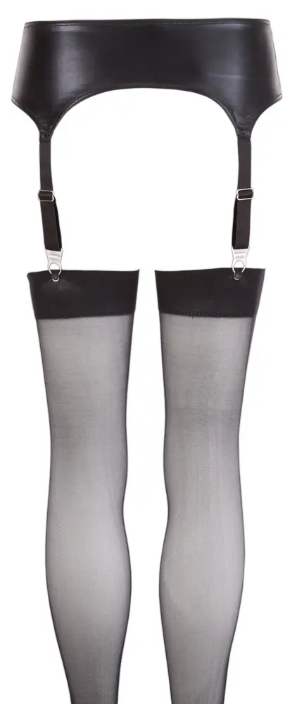 Cottelli Collection Suspender Belt Wetlook S Photo 8