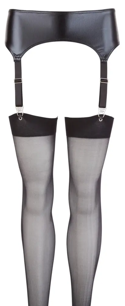 Cottelli Collection Suspender Belt Wetlook M Photo 7