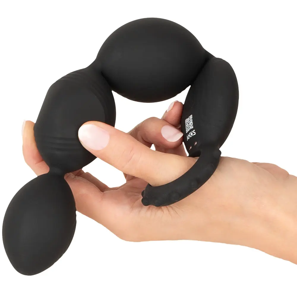 ANOS Flexible XL Anal Beads Vibrating Toy Photo 7