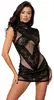 Cottelli Collection Dress with Lace S Black Mini Dress Photo 2