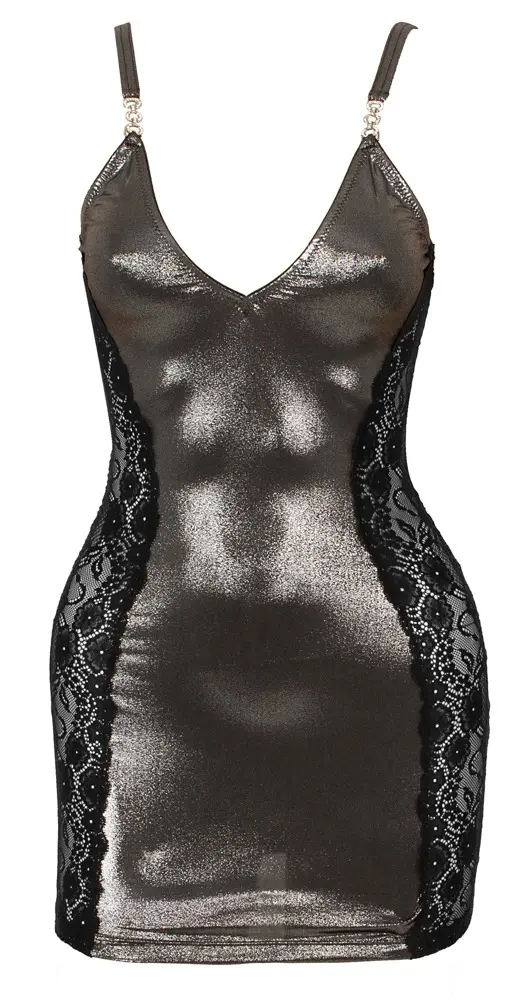 Cottelli Collection Dress silver M Mini Dress Photo 8