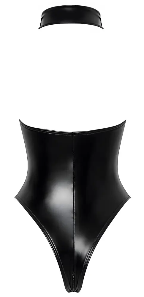 Noir Body Transp. Chest S Wetlook Bodijs Photo 9