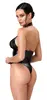 Noir Body Transp. Chest XL Wetlook Bodijs Photo 4