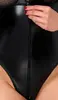 Noir Body Transp. Chest XL Wetlook Bodijs Photo 6
