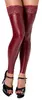 Noir Powerwetlook Thigh-High Stockings with Lace S Photo 2