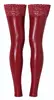 Noir Thigh-highs with lace XL Burgundy Photo 9
