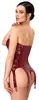 Noir Burgundy S Basque Corset Photo 7