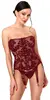 Noir Burgundy XL Corset Basque Photo 2