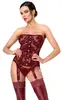 Noir Burgundy XL Corset Basque Photo 3