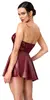 Noir Corset Dress Red L Photo 4