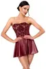 Noir Corset Dress Red XL Photo 2
