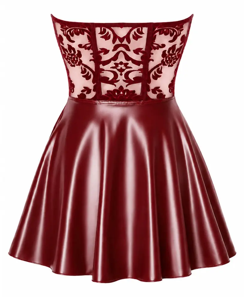 Noir Corset Dress Red XL Photo 7