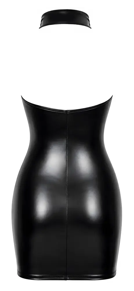 Noir Dress Transp. Chest L Wetlook Mini Dress Photo 8
