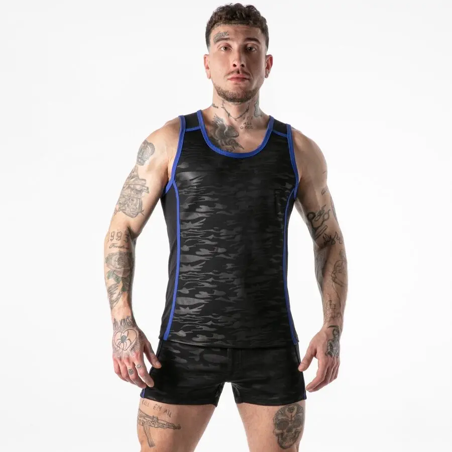 LOCKER GEAR Full Military Access Tvertnekveida krekls Blue L Photo 2