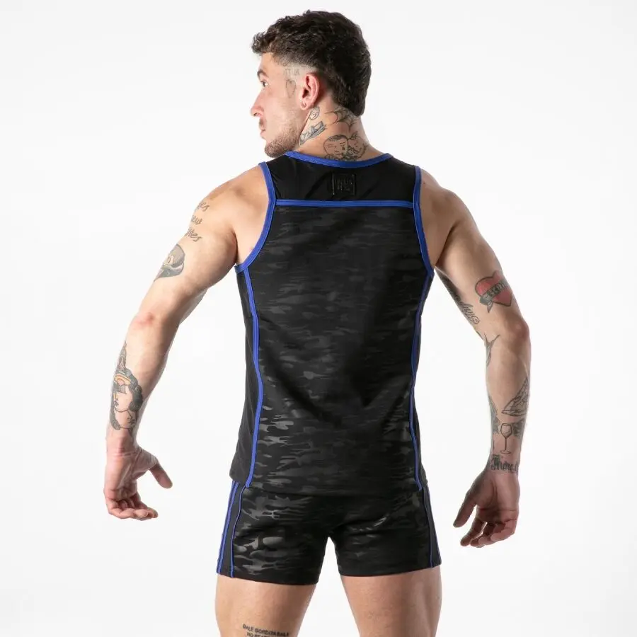 LOCKER GEAR Full Military Access Tvertnekveida krekls Blue L Photo 3