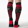 LOCKER GEAR Full Military Knee High Socks Red Photo 2