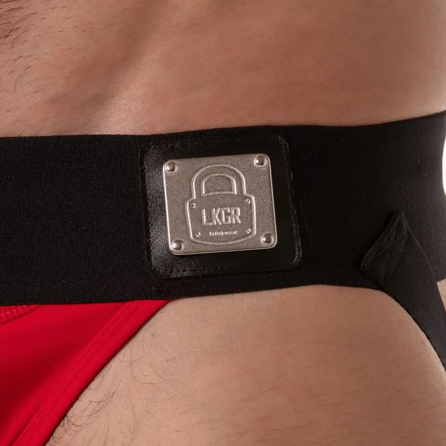 LOCKER GEAR Wide Waistband Jockstrap Sarkans XL Photo 4