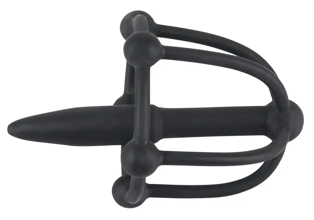 Penisplug Urethral Dilator with Glans Cage Photo 2