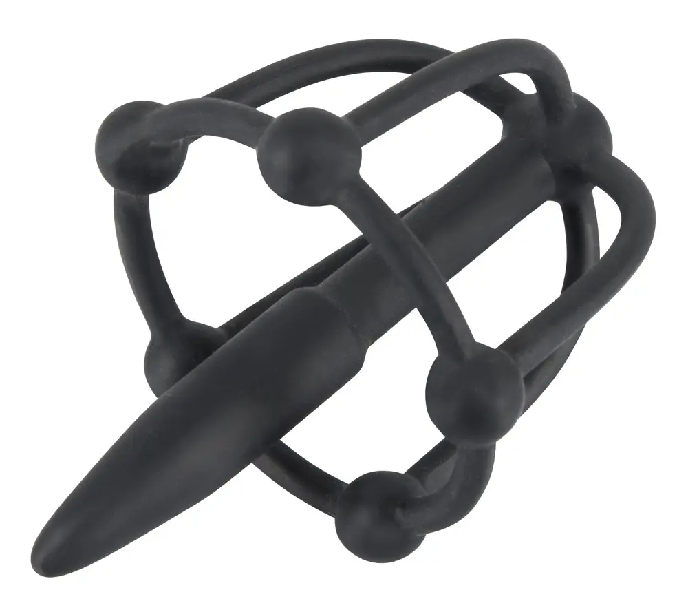 Penisplug Urethral Dilator with Glans Cage Photo 3