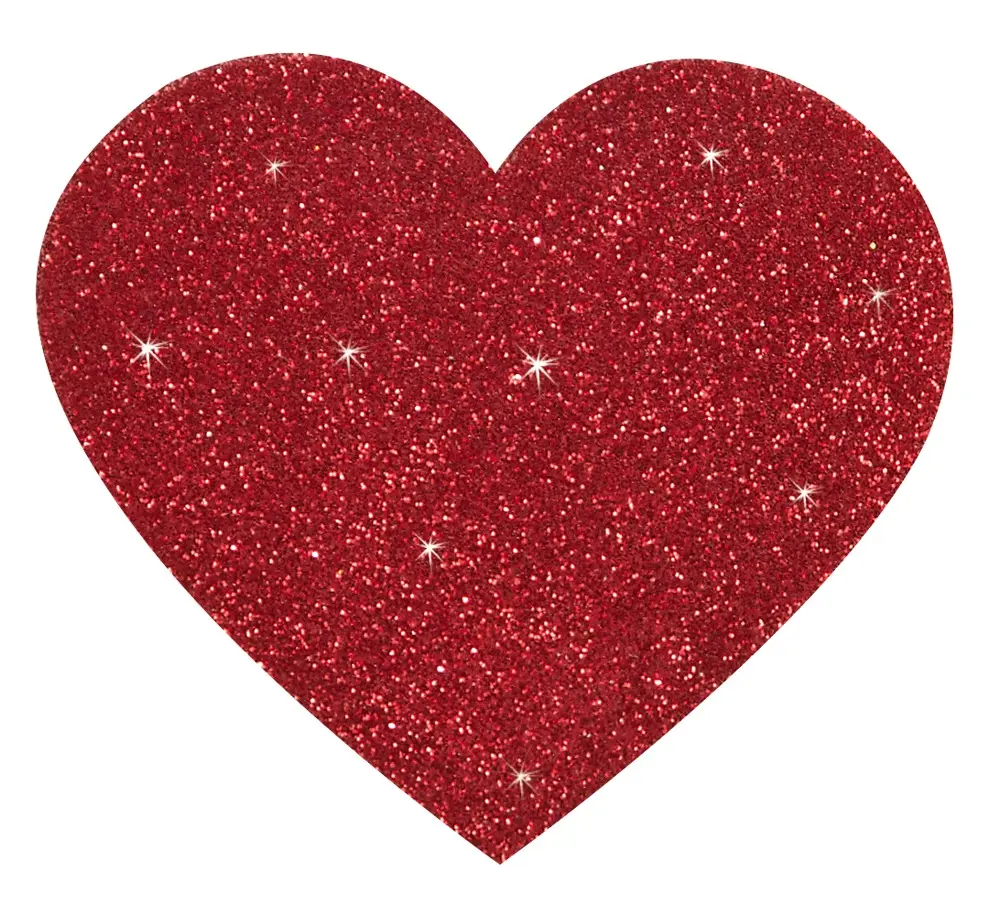 Cottelli Collection Krūtsgalu uzlīmes Heart Photo 4