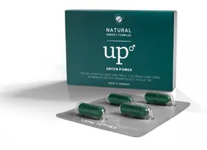 up Green Power Dietary Supplement Capsules with Plant Extracts Vitamins and Caffeine 4 Capsules