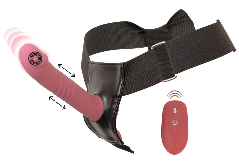 Your Strap-on Collection Pink Strap-On Vibrator Photo 2