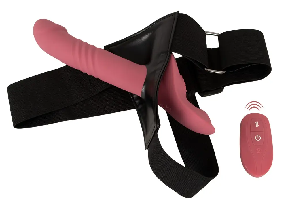 Your Strap-on Collection Pink Strap-On Vibrator Photo 3