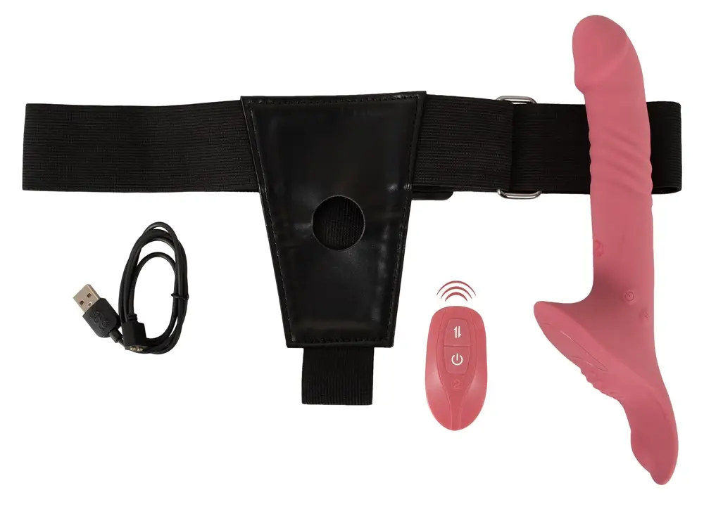 Your Strap-on Collection Pink Strap-On Vibrator Photo 13