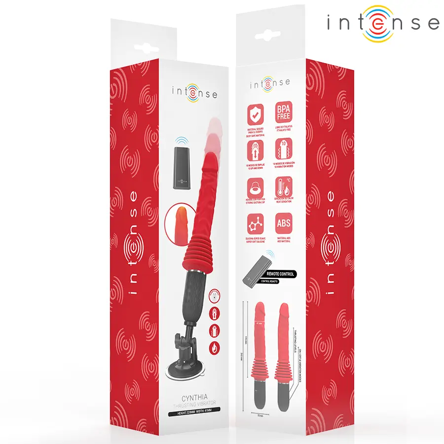 INTENSE Cynthia Remote Control Thrusting Vibrator with Heat Photo 3