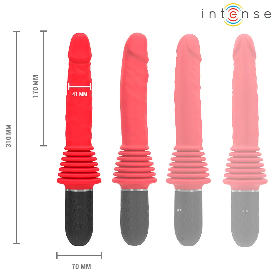 INTENSE Cynthia Remote Control Thrusting Vibrator with Heat Photo 6