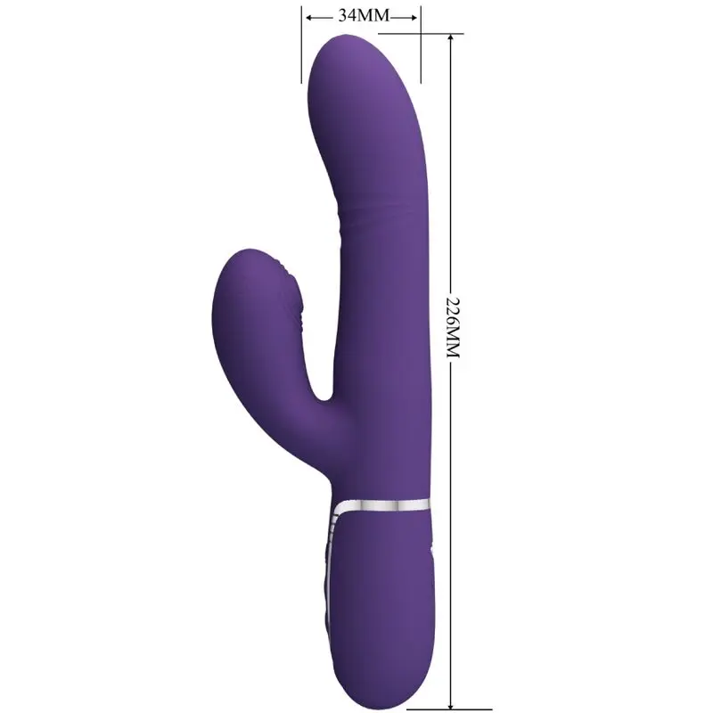 HIGH TECH Pretty Love Rabbit Vibrator Purple Photo 2