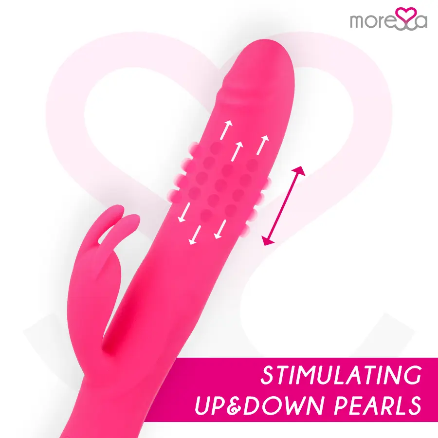 MORESSA WARREN Rechargeable Silicone Rabbit Vibrator Photo 3