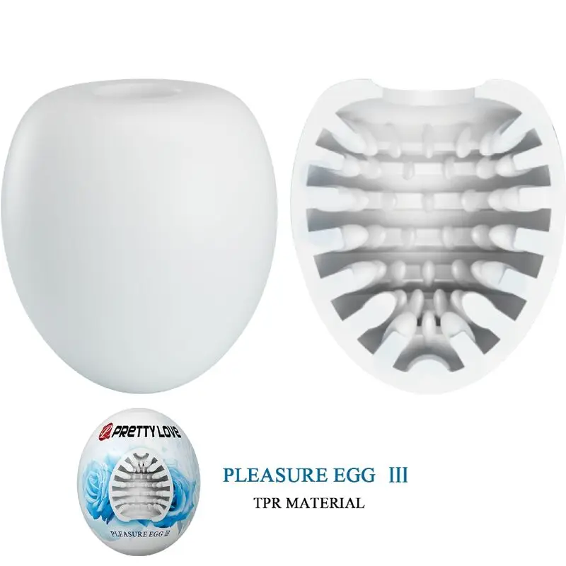 PRETTY LOVE Vīriešu masturbators Egg White BM-00900T90-2 Photo 7