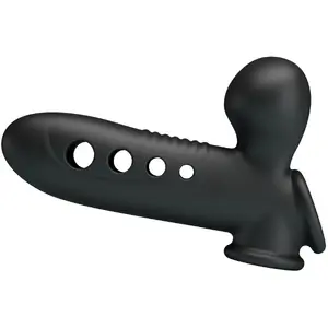 FOR HIM Crane Penis Sleeve BI-026261Q Inflatable Silicone Black