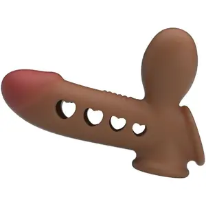 PRETTY LOVE Tyronn Penis Sleeve with Airbag Inflatable Silicone Waterproof for Men