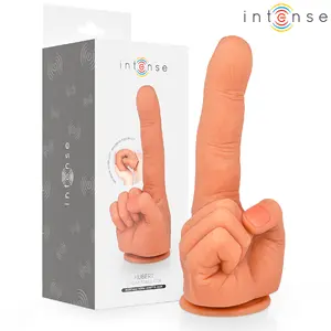 INTENSE HUBERT G-Spot Stimulator, medical silicone, flexible hand-shaped design, suction cup base, waterproof