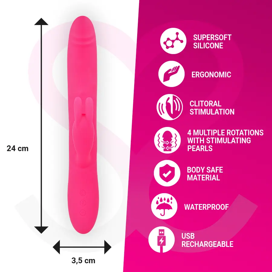 MORESSA SOMER Premium Vibrator with Multiple Rotation Photo 5
