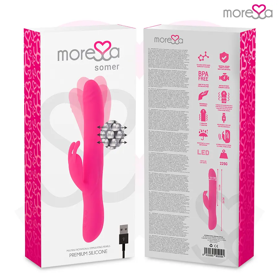 MORESSA SOMER Premium Vibrator with Multiple Rotation Photo 8