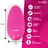 MORESSA Blossom Pink Vibrator Mini Massager Photo 4