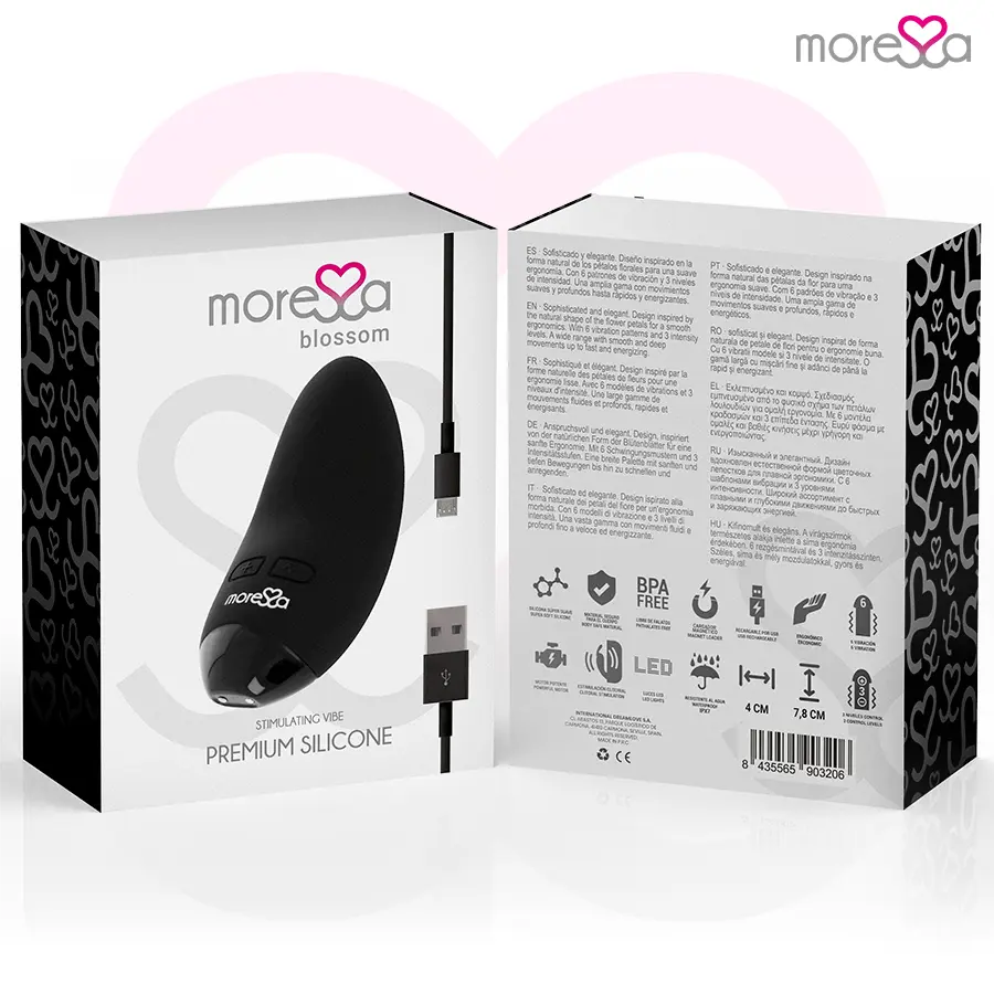 MORESSA Blossom Black Mini Vibrator Photo 7
