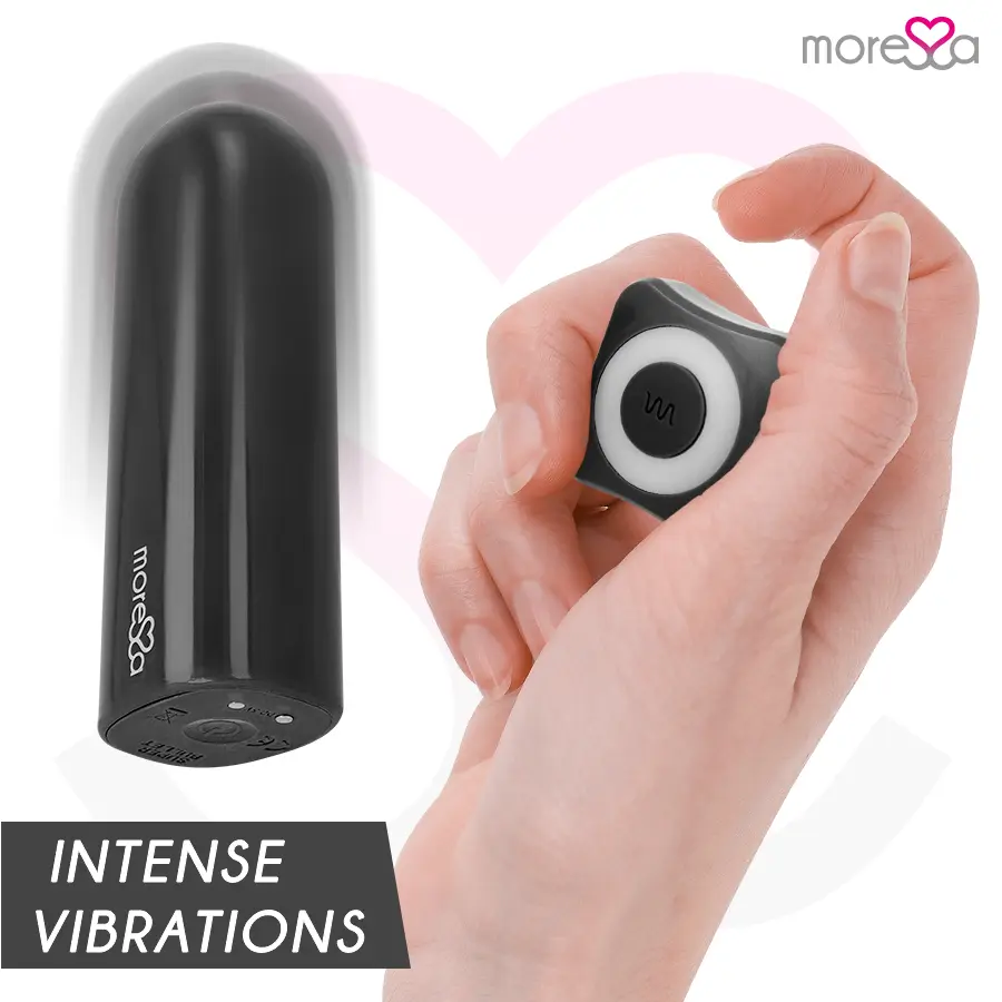 MORESSA Nix Remote Control Vibrator Black Photo 3