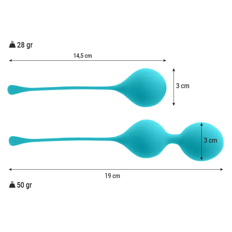 INTENSE Pack Kendall Blue Kegel Balls Trainer Photo 3