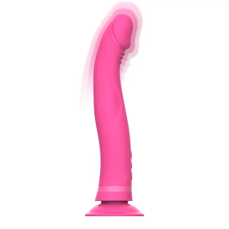 INTENSE Michelangelo Pink Silicone Vibrator Dildo Photo 2