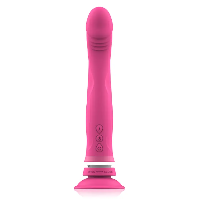 INTENSE Michelangelo Pink Silicone Vibrator Dildo Photo 3