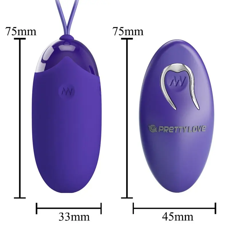 PRETTY LOVE Berger Youth Remote Control Vibrating Egg Photo 6