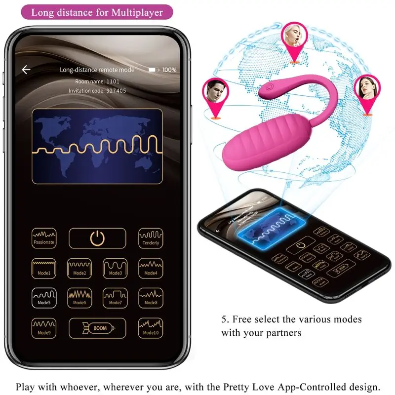 PRETTY LOVE Catalina Pink Vibrating Egg Photo 6