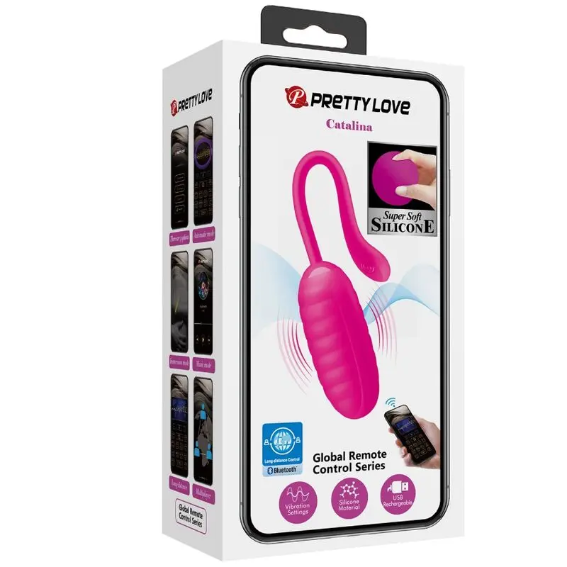 PRETTY LOVE Catalina Pink Vibrating Egg Photo 12