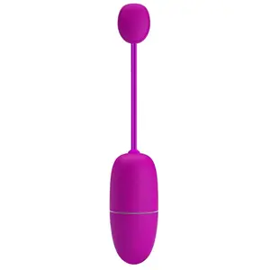 Pretty Love Nymph App Controlled Vibrating Egg with 12 Vibration Modes and Silicone Body in Purple