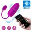 Pretty Love Nymph App Controlled Vibrating Egg Purple Photo 8